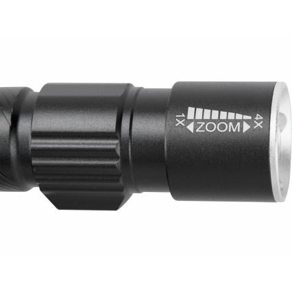 Extol - Torcia LED LED/3W/450 mAh/3,7V nera