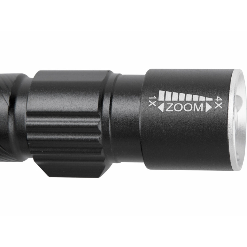 Extol - Torcia LED LED/3W/450 mAh/3,7V nera