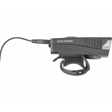 Extol - Torcia LED ricaricabile con clacson da bici LED/5W/1200 mAh/3,7V IPX4
