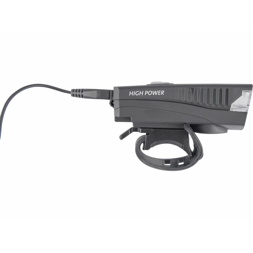 Extol - Torcia LED ricaricabile con clacson da bici LED/5W/1200 mAh/3,7V IPX4
