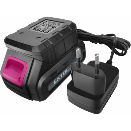 Extol - Trapano avvitatore a batteria 1300 mAh 12V rosa