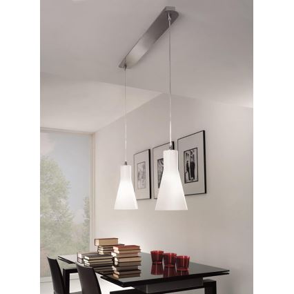 Fabas 2753/46/138 - Lampadario a sospensione con filo DIANA 2xE27/60W/230V