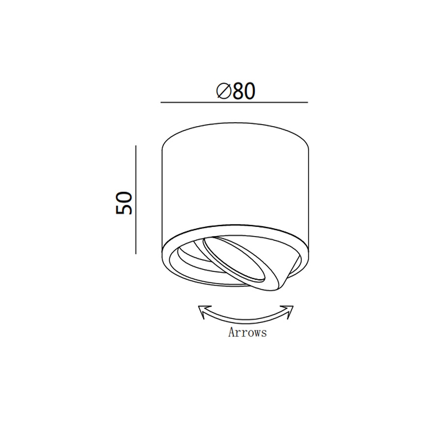 Fabas 3430/71/102 - Faretto LED ANZIO LED/6W/230V