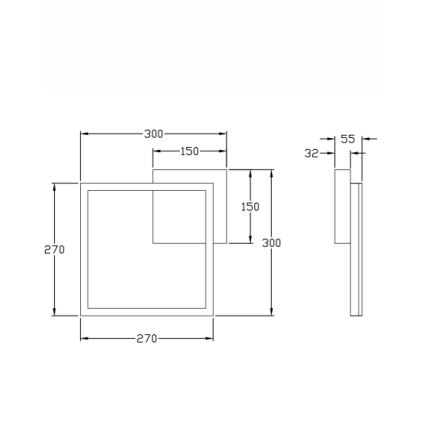 Fabas Luce 3394-21-282 - Plafoniera LED dimmerabile BARD LED/22W/230V 3000K antracite