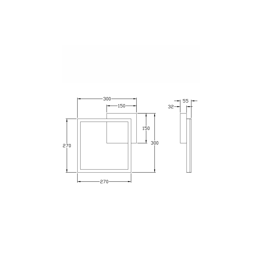 Fabas Luce 3394-21-282 - Plafoniera LED dimmerabile BARD LED/22W/230V 3000K antracite