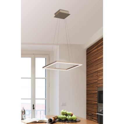 Fabas Luce 3394-40-225 - Lampadario a sospensione con filo LED dimmerabile BARD LED/39W/230V oro