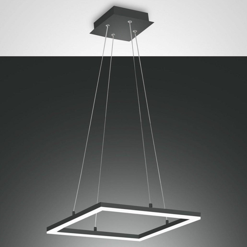 Fabas Luce 3394-40-282 - Lampadario a sospensione con filo LED dimmerabile BARD LED/39W/230V antracite