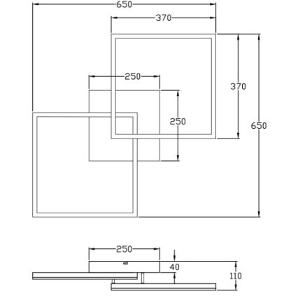 Fabas Luce 3394-65-102 - Plafoniera LED dimmerabile BARD LED/52W/230V 3000K bianco