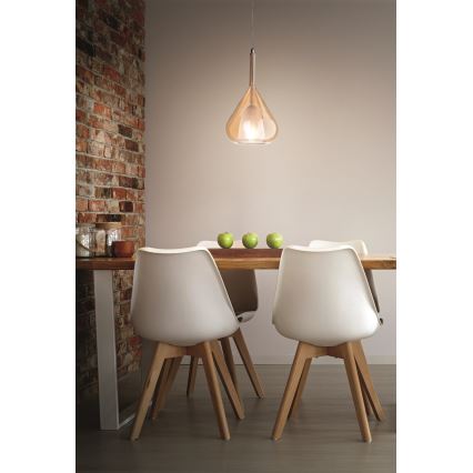 Fabas Luce 3481-40-125 - Lampadario a sospensione con filo LILA 1xE27/40W/230V oro