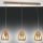 Fabas Luce 3673-48-125 - Lampadario a sospensione con filo BRITTON 3xE27/40W/230V oro