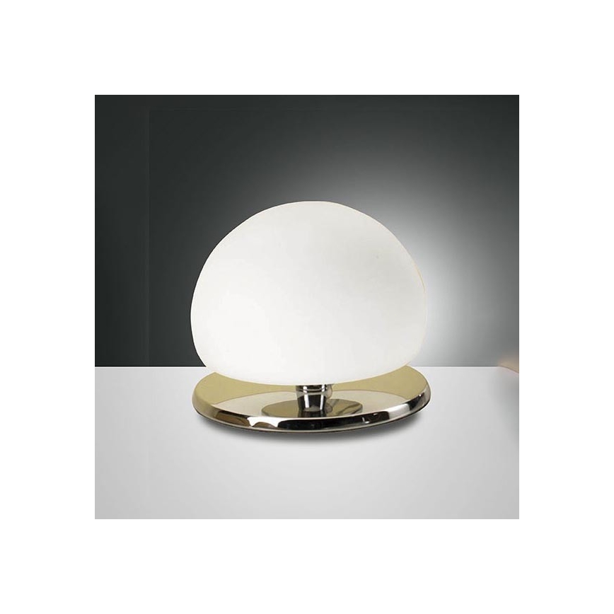 Fabas Luce - Vetro di ricambio per lampada da tavolo MORGANA G9 diametro 15 cm