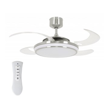 FANAWAY 211036 - Plafoniera LED EVO1 LED/40W/230V cromo opaco + telecomando