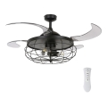 FANAWAY 212920 - Ventilatore da soffitto LED INDUSTRI 3xE27/4W/230V
