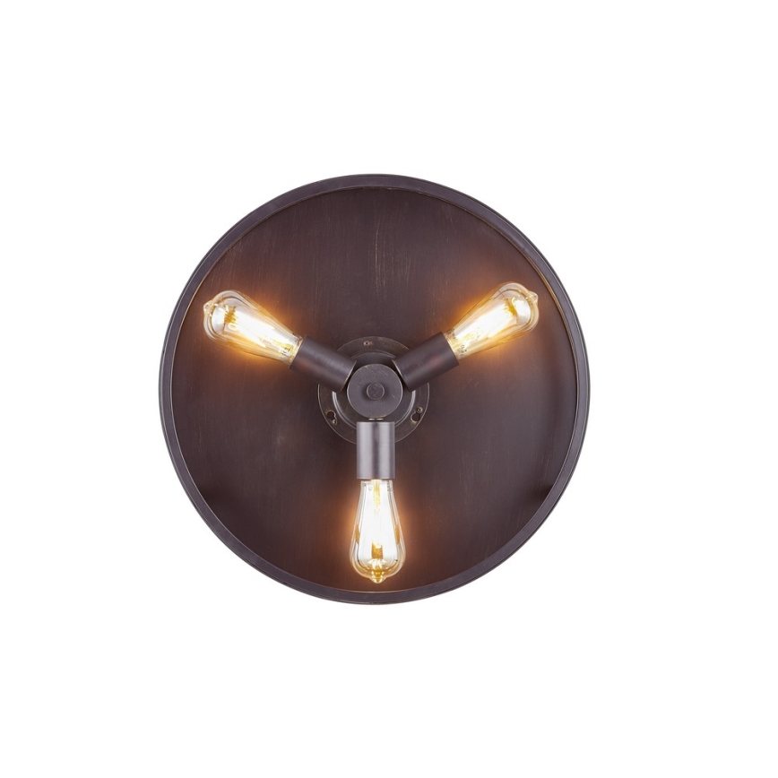 FANAWAY 212927 - Ventilatore da soffitto LED CLASSIC 3xE27/4W/230V nero Ø 112 cm + telecomando