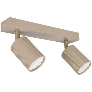 Faretto 2xGU10/35W/230V beige