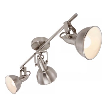 Faretto 3xE14/40W/230V cromo opaco