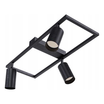 Faretto 3xGU10/30W/230V nero