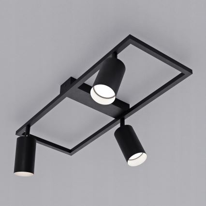 Faretto 3xGU10/30W/230V nero