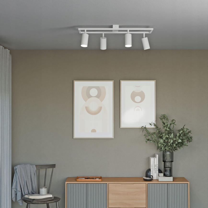 Faretto 4xGU10/30W/230V bianco