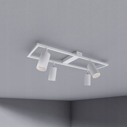 Faretto 4xGU10/30W/230V bianco