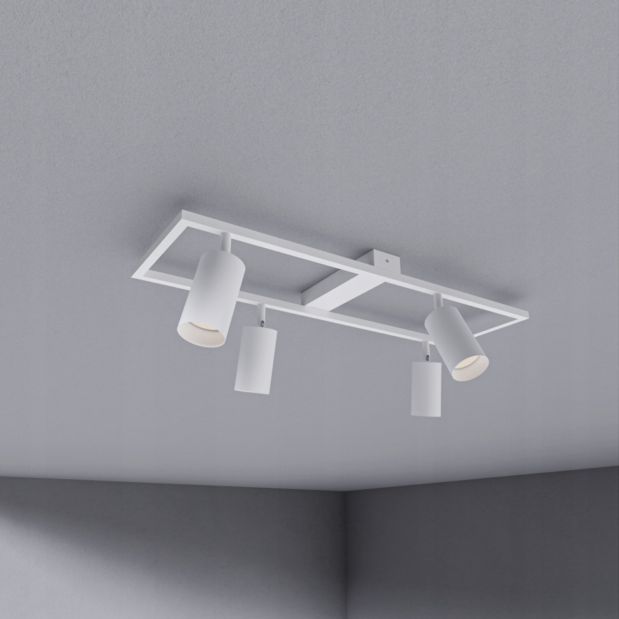 Faretto 4xGU10/30W/230V bianco