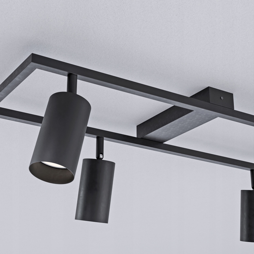 Faretto 4xGU10/30W/230V nero