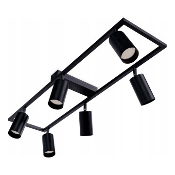 Faretto 6xGU10/30W/230V nero