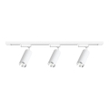 Faretto a binario MICA 3xGU10/10W/230V, bianco/cromo satinato