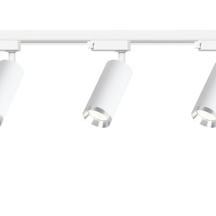 Faretto a binario MICA 3xGU10/10W/230V, bianco/cromo satinato