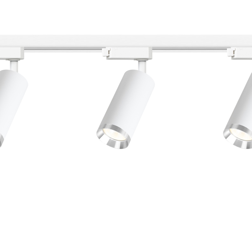 Faretto a binario MICA 3xGU10/10W/230V, bianco/cromo satinato