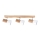 Faretto a soffitto SVENDA 3xE27/60W/230V rovere/bianco
