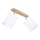 Faretto APRILLIA 2xE27/25W/230V quercia bianco