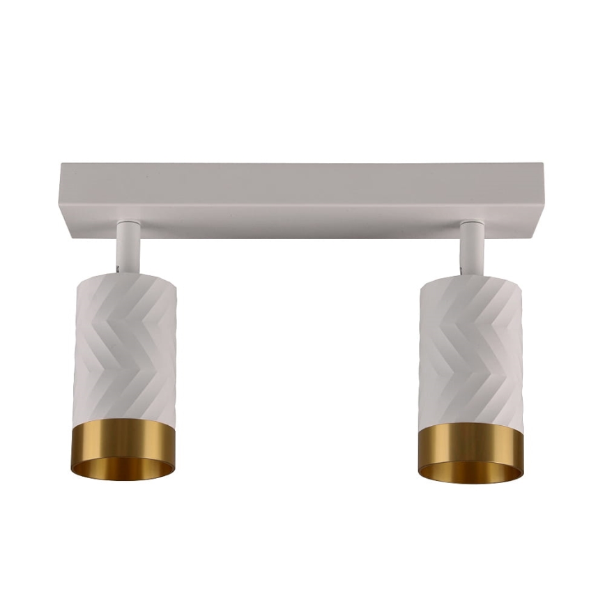 Faretto ARRAS 2xGU10/10W/230V bianco