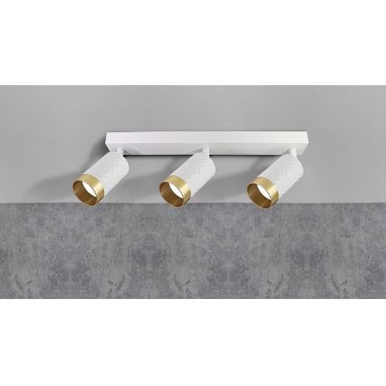 Faretto ARRAS 3xGU10/10W/230V bianco