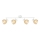Faretto ATARRI 4xE14/25W/230V bianco/beige