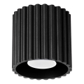 Faretto AURA 1xGU10/10W/230V Ø 10 cm nero