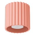 Faretto AURA 1xGU10/10W/230V Ø 10 cm rosa