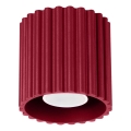 Faretto AURA 1xGU10/10W/230V Ø 10 cm rosso