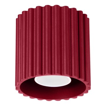 Faretto AURA 1xGU10/10W/230V Ø 10 cm rosso