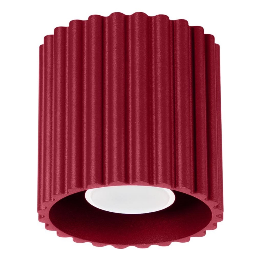 Faretto AURA 1xGU10/10W/230V Ø 10 cm rosso