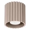 Faretto AURA 1xGU10/10W/230V Ø 10 cm taupe
