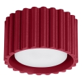 Faretto AURA 1xGX53/10W/230V Ø 10 cm rosso
