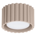 Faretto AURA 1xGX53/10W/230V Ø 10 cm taupe