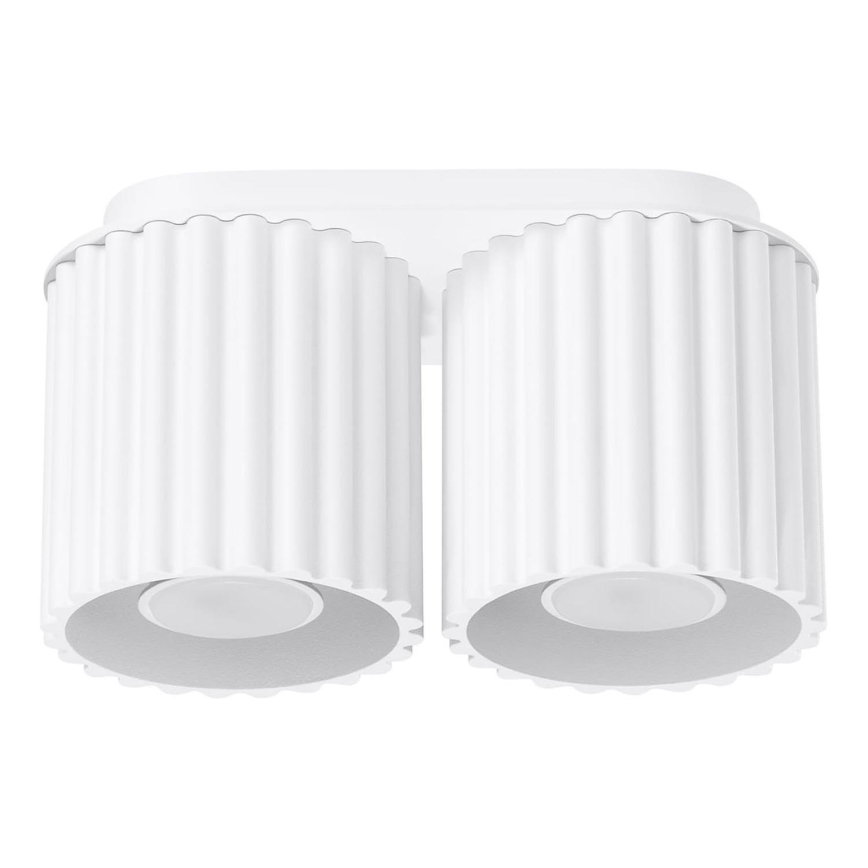 Faretto AURA 2xGU10/10W/230V bianco