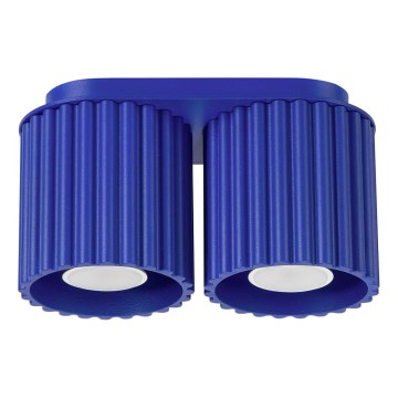Faretto AURA 2xGU10/10W/230V blu