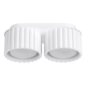Faretto AURA 2xGX53/10W/230V bianco