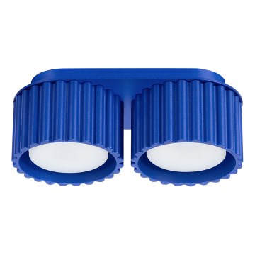 Faretto AURA 2xGX53/10W/230V blu