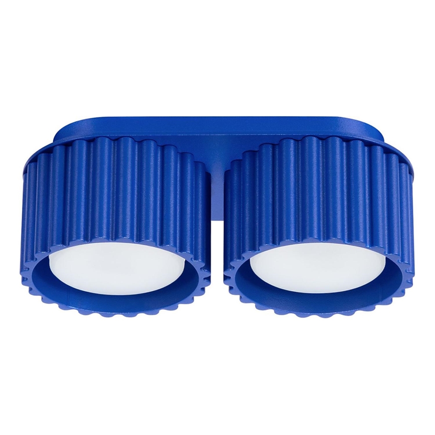 Faretto AURA 2xGX53/10W/230V blu