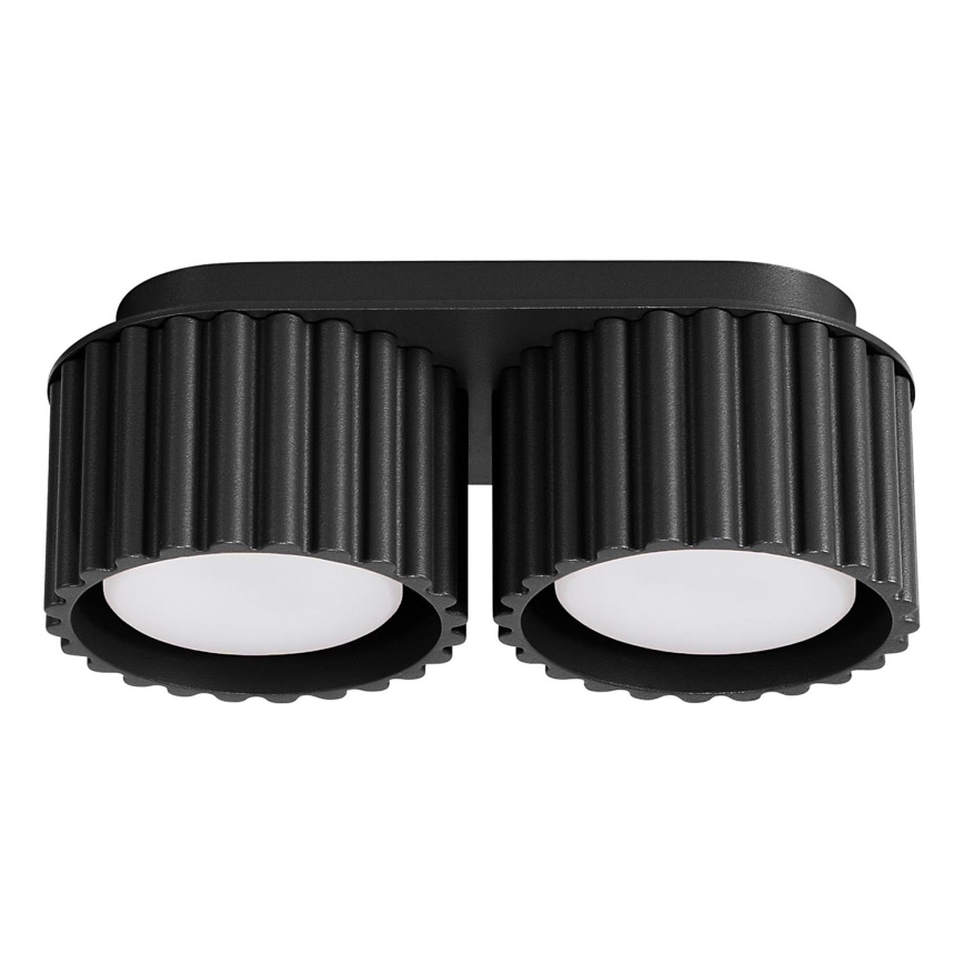 Faretto AURA 2xGX53/10W/230V nero