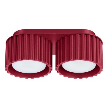 Faretto AURA 2xGX53/10W/230V rosso